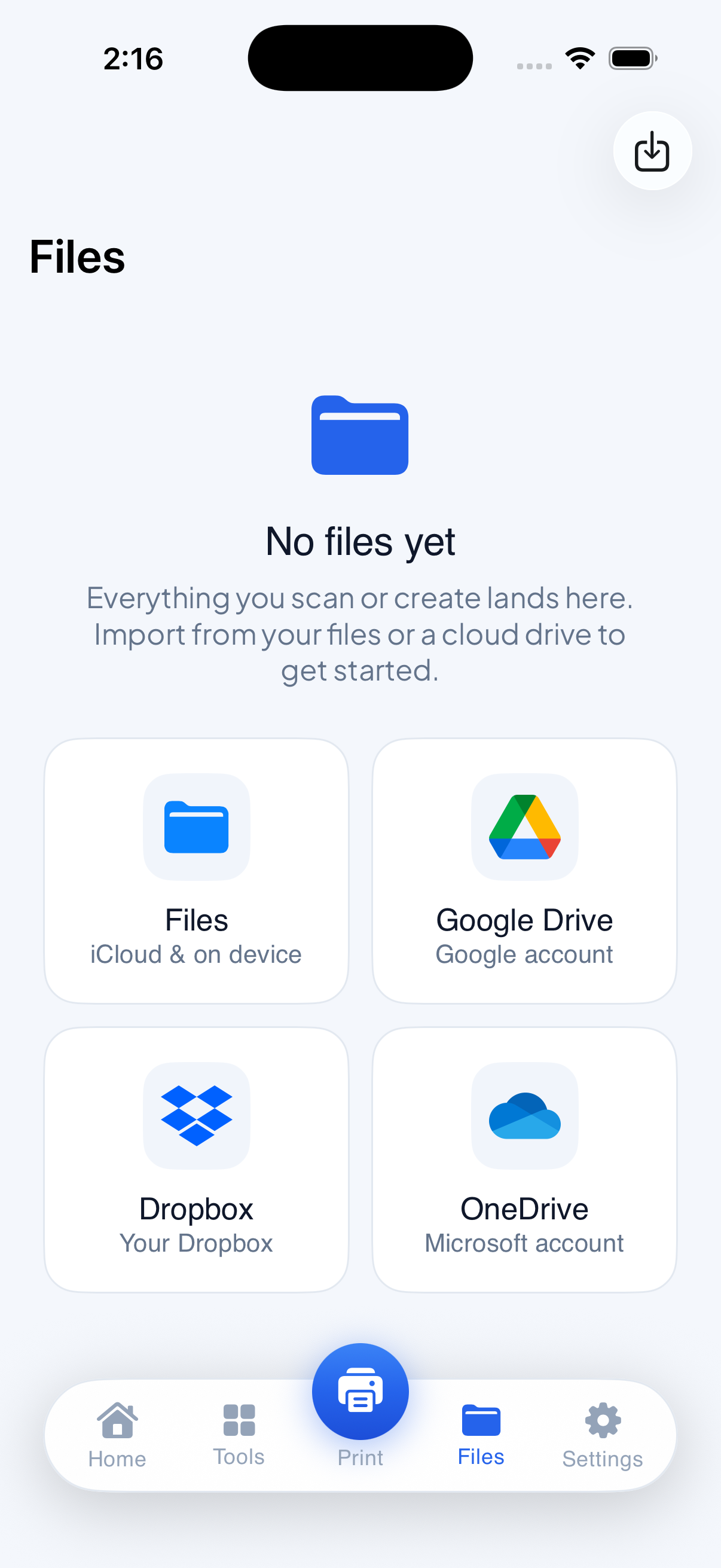 Your files
